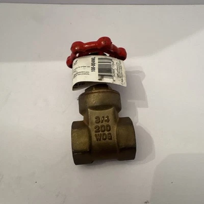 3/4" Brass Gate Valve - 200WOG,  - Image 1 of 3