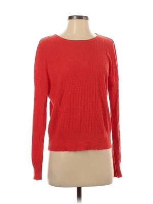 Camiseta Banana Republic Mujer Roja Manga Larga S Foto 1 de 2