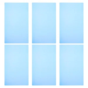 6pcs A4 Size Correction Lighting Gel Filter Film Sheet Colored Overlay Sky Blue - Picture 1 of 6