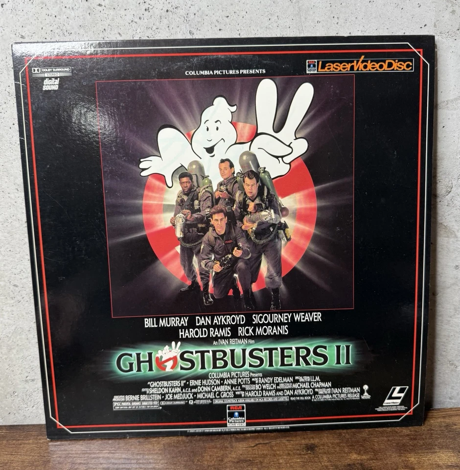 Ghostbusters II LaserDisc LD (1989)  Bill Murray Dan Aykroyd Rick Moranis - Image 1 of 3