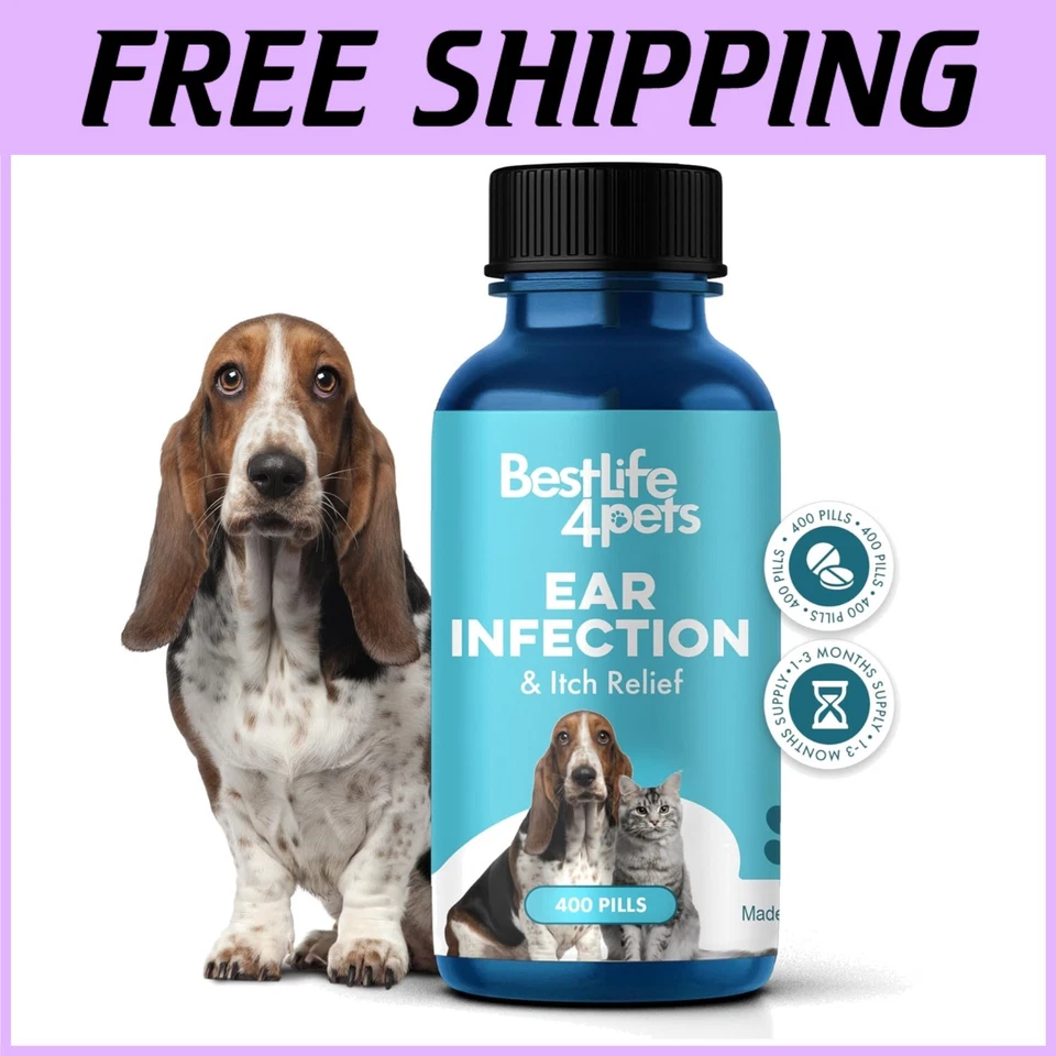 Effective Dog & Cat Ear Itch Relief, Natural Formula - Image 1 of 4