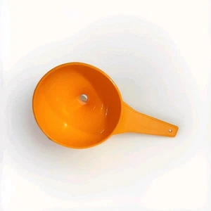☀️ Tupperware Orange Funnel Small Kitchen 1227-3 U.S.A. - Picture 1 of 5