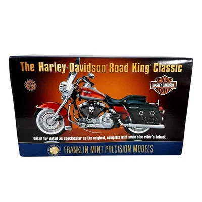 Franklin Mint Harley Davidson Road King Classic 1:10 Die-Cast Model NEW - Image 1 of 4