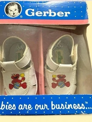 VTG GERBER BABY ELMO SHOES SIZE 1 - Image 1 of 4