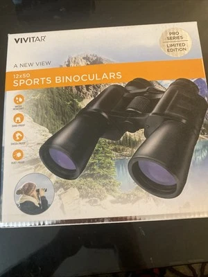 VIVITAR Binoculars-VIVCS850-8X w/Carrying Case- Diopter Adjustement-Brand New - Image 1 of 2
