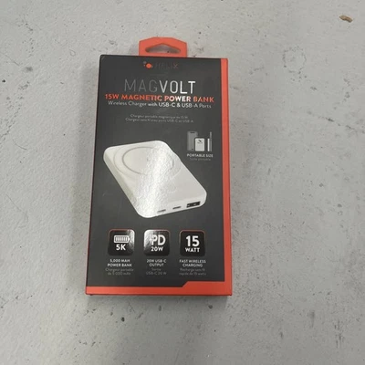NEW Helix Magvolt+ 15W Magnetic Power Bank 5000MAH (ETHMAGPB5) - Image 1 of 3