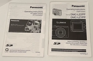 Cámara digital Panasonic Lumix DMC-LZ2 5,0 MP solo instrucciones de funcionamiento - Imagen 1 de 6