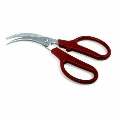 Norpro Stainless Steel Curved Blade Prawn Shrimp Peeler Deveiner Scissors