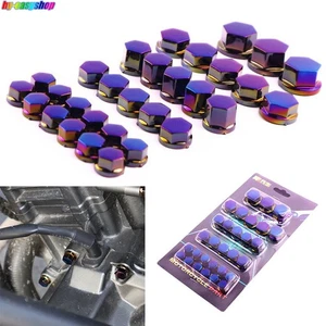 30pcs Motorcycle Screw Nut Bolt Cap Cover Universal Motorcycle Screw Head Covers - Picture 1 of 9