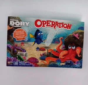 Hasbro Disney Pixar Finding Dory OPERATION Board Game All Pieces Plus New AAs - Picture 1 of 7