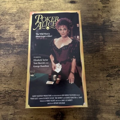 Poker Alice (VHS, 1993) Elizabeth Taylor, Tom Skerritt, George Hamilton - Image 1 of 3