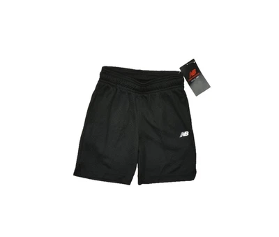 New Balance Boy's Athletic Fit Basketball Shorts Black Size S (4) Polyester NEW - Image 1 of 4