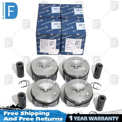 4x Oversized +0.5 Pistons Rings Φ83mm Φ23mm for VW GTI Audi A4 A5 A6 Q5 2.0 TFSI - Image 1 of 4