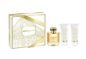 Boucheron Quatre Iconic 3.4 oz EDP Spray+ lotion+ gel Womens Gift Set NIB - Picture 1 of 1