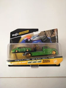 MAISTO FLATBED & 1987 BUICK REGAL T-TYPE 1:64 Die-cast Elite Transport #15055  - Picture 1 of 3