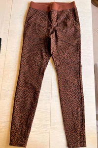 No Boundaries Juniors Cheetah Print Stretch Pull On Leggings w- Pockets Sz S 3/5 - Picture 1 of 12