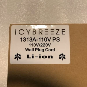 NEW OEM Icybreeze Cooler 110v / 220v Wall Plug Cord Power Adapter Pro & Ultimate - Picture 1 of 4