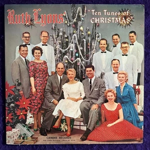 RUTH LYONS Ten Tunes of Christmas LP CANDEE Mono Orchestral Vocal Jazz TESTED EX - Picture 1 of 6