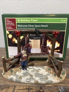 Open Box Holiday Time Welcome Silver Spurs Ranch Weihnachtsdorf Deko - Bild 1 von 4