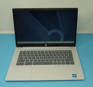 HP 14" Google Chromebook Laptop Intel N100 4GB 128GB Storage 14a-nf0002sa - Picture 1 of 7