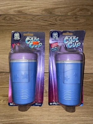 2- De colección Gerber Fun Grips Aislado Cool Tazas 9oz Nuevo de Lote Antiguo Otros Foto 1 de 3