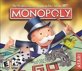Monopoly Jewel Case (PC, 2001) disc only - Image 1 of 1