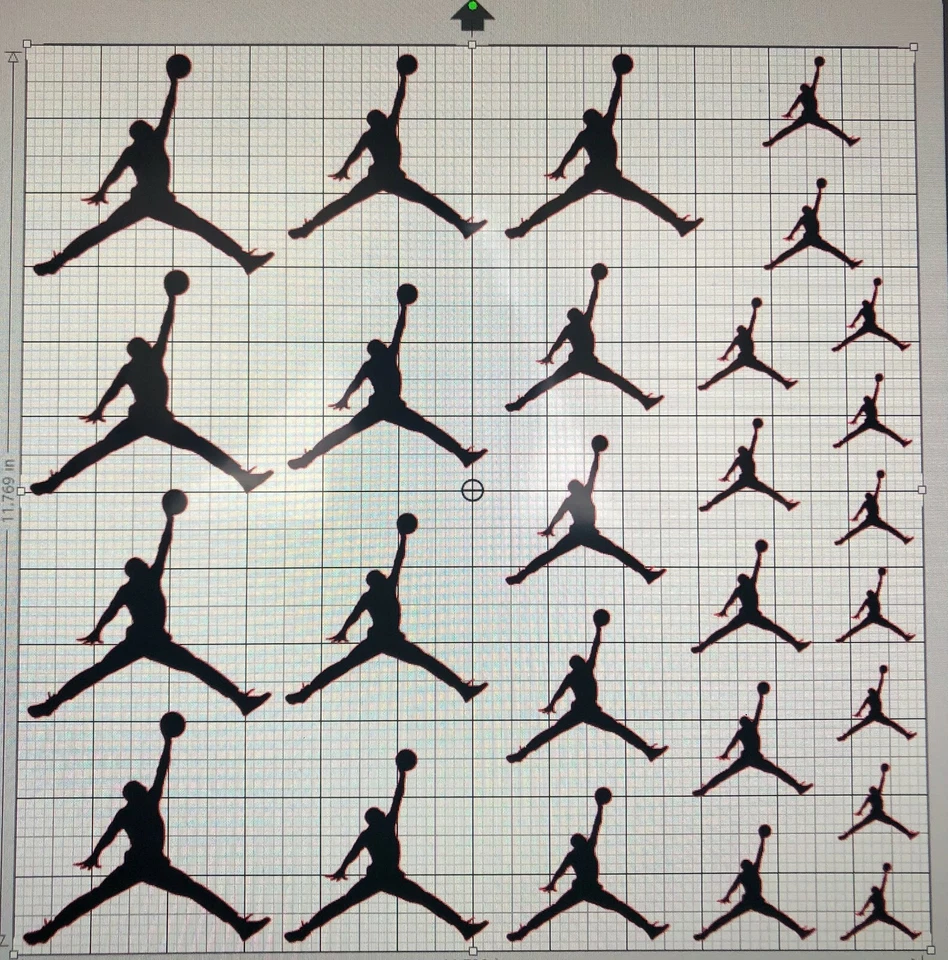 JORDAN JUMPMAN ESTÊNCIL DE VINIL PARA TÊNIS PERSONALIZADOS E PEQUENOS PROJETOS - Imagem 1 de 1