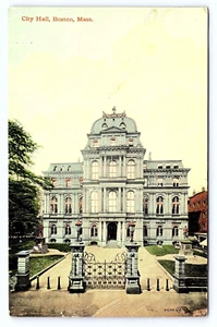 Vintage Postkarte Massachusetts, Rathaus, Boston, MA. um 1915 - Bild 1 von 3