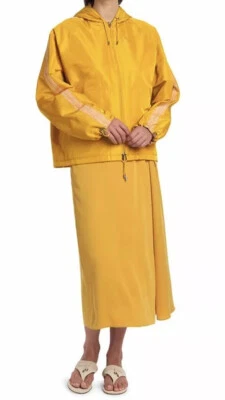 Loro Piana Women Oversized Andrew Reversible Hooded Jacket Orange S New $3900 - Image 1 of 4