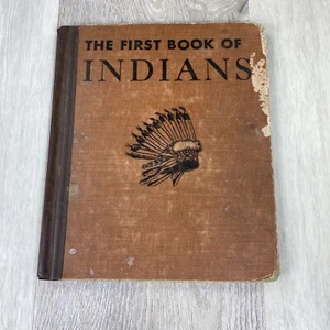 The First Book Of Indians By Benjamin Brewster 1950 7th Print Hardcover - Picture 1 of 11