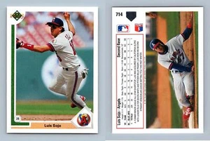 Luis Sojo - Angels #714 Upper Deck 1991 Baseball Trading Card - Picture 1 of 1