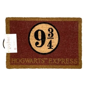 Harry Potter - '9 & 3/4 Hogwarts Express' Door Mat - Licensed **FREE DELIVERY** - Picture 1 of 2
