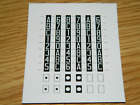 N Gauge Heritage DMU 2 Character Headcode Blinds for Class 101-126 Diesel Units