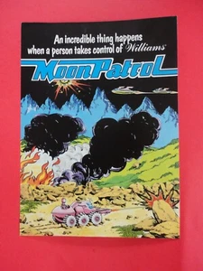 Folleto de videojuego Moon Patrol de Williams Arcade - Imagen 1 de 3