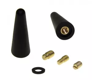 Premium Mini 5cm Asta Corta Asta Antenna Nero Auto Radio per Molti Veicoli - Picture 1 of 1