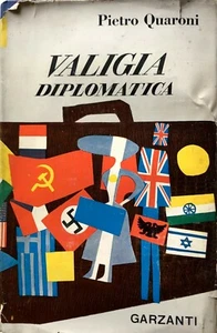 STONE QUARONI DIPLOMATIC SUITCASE GARZANTI 1956 - Picture 1 of 9