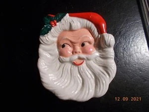 Wales Santa Trinket Dish, 4-1/2" x 5", Japan, Good Condition, Minor Paint Loss - Picture 1 of 6