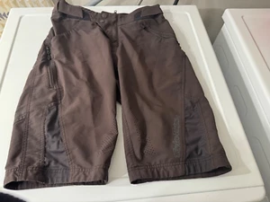 Troy Lee Designs TLD Ruckus Shorts w/ Padded Liner Gray Black Men's 30 - Picture 1 of 5