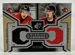 2005-06 SPx Winning Combos /350 Jason Spezza Daniel Alfredsson #WC-SA HOF - Picture 1 of 3