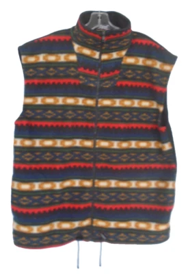 Chaleco Cremallera Completa Estampado Nativo Impacto Vintage Talla L Multicolor Foto 1 de 4