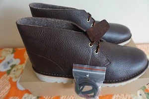 Botas de Cuero Clarks para Hombre Kilve Desert Marrón Oscuro Reino Unido 10.5/UE 45 Precio de venta sugerido por el fabricante £150 - Imagen 1 de 9