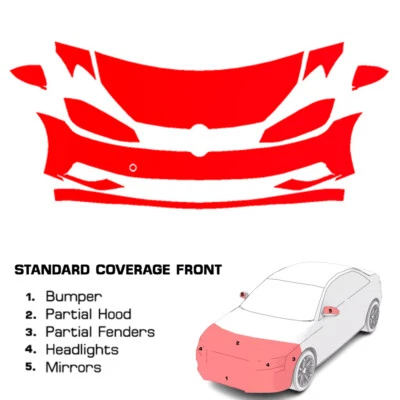 PreCut Paint Protection Film Clear Bra PPF Kit For Volkswagen Golf 2018-2019 - Image 1 of 4