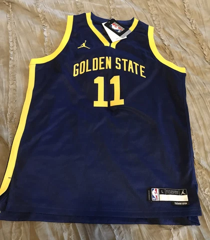 KLAY THOMPSON Golden State WARRIORS Nike JORDAN Swingman Statement Youth Jersey Cover