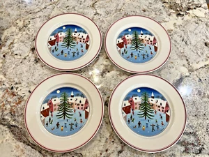 Villeroy & Boch 8 1/4" Naif Weihnachten Salatteller..4 Neuwertig - Bild 1 von 4