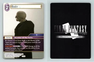 Rude #8-108R Final Fantasy Opus VIII 2019 Rare TCG Card - Picture 1 of 1