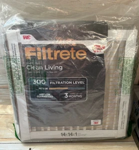 Filtrete 14X14X1 Luftfilter MPR 300 MERV 5, Clean Living Basic Dust, 6er Pack - Bild 1 von 4