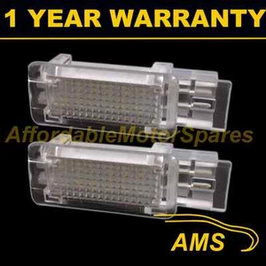 2X FOR MERCEDES SLK SLR VIANO 18 WHITE LED INTERIOR FOOTWELL BOOT DOOR LAMP - Picture 1 of 1
