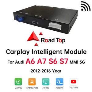 For AUDI A6 A7 S6 S7 MMI3G Wireless Carplay Android Auto Retrofit Multimedia Kit - Picture 1 of 13