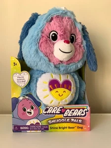 Care Bears Snuggle Pals Shine Bright Bear Dog Plush Toy - Brand New - Picture 1 of 11