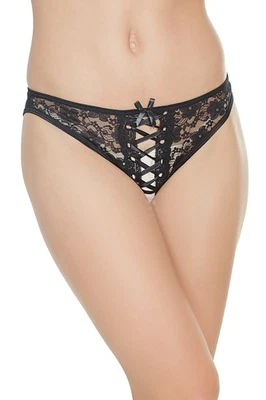 Coquette - 153 - Panty - NEGRA Foto 1 de 3